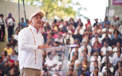 Desde el auditorio Guelaguetza, Invita Nino Morales a fortalecer la Cuarta Transformación