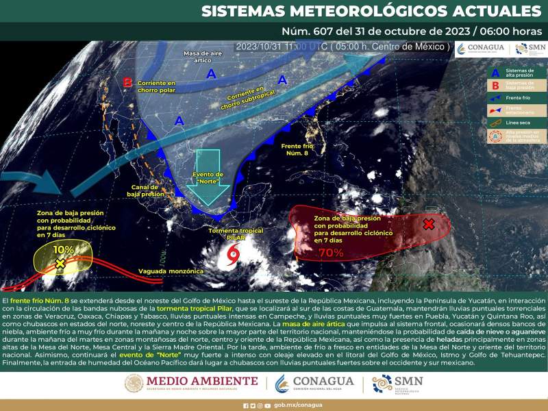 frente-frio-numero-8-y-tormenta-tropical-pilar-ocasionaran-lluvias-en-algunas-regiones