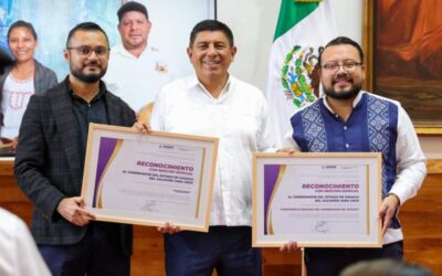 Reconoce OGAIPO al Gobernador Salomón Jara por buenas prácticas de transparencia y comunicación gubernamental