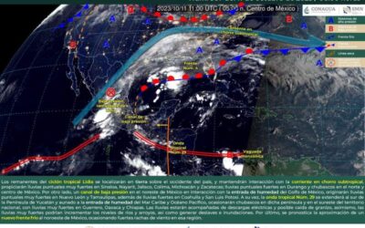Se espera la disminución de lluvias a comparación de días anteriores informa Protección Civil