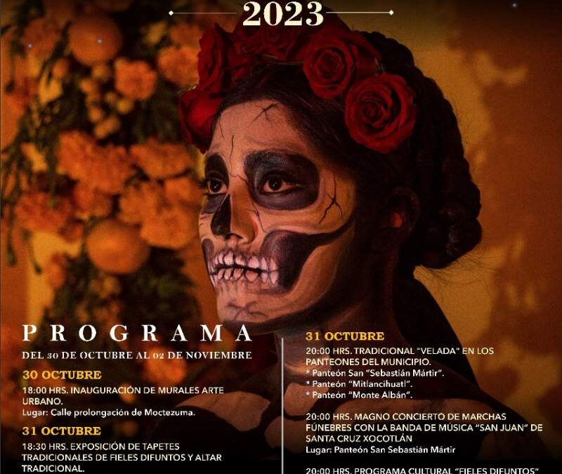 Xoxocotlán preparado para el reencuentro con los Fieles Difuntos