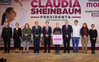 Claudia Sheimbaum presenta su equipo de precampaña rumbo a la Presidencia de la República