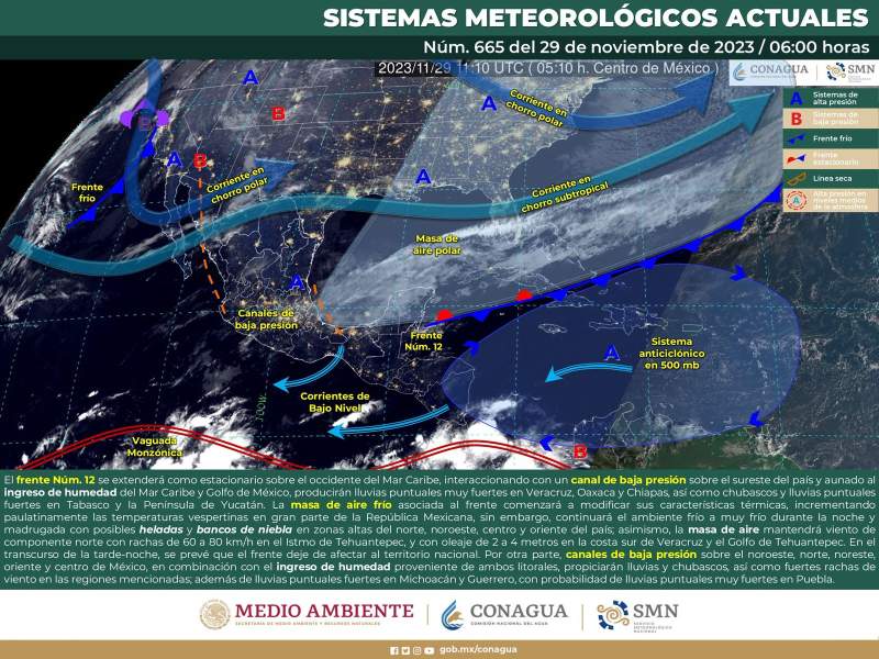 continuaran-las-lluvias-de-intensidad-variable-y-evento-de-norte-en-diferentes-regiones