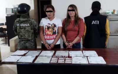 Detienen a dos personas y rescatan a 18 migrantes durante cateo en el Istmo