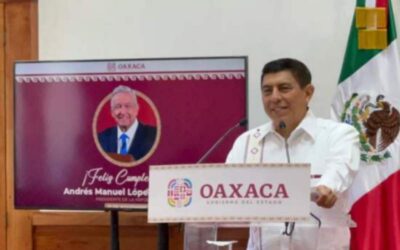 En su mañanera, Salomón Jara felicita a AMLO por su cumpleaños