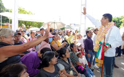 Garantiza Gobierno de Oaxaca bienestar para habitantes de Santa Cruz Xoxocotlán