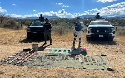 Hallan un arsenal en Ejutla de Crespo