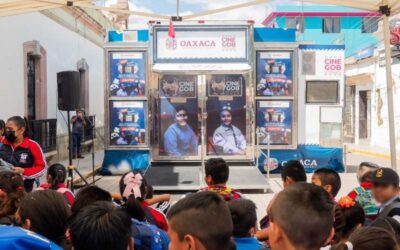 Llega Cine Gob a Tlacolula de Matamoros