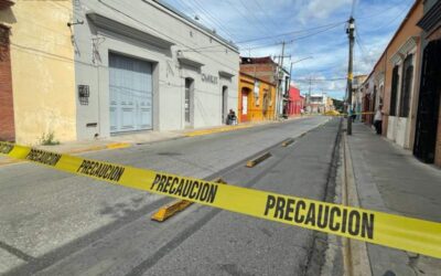 Movilización policiaca tras detonaciones de arma de fuego en calles de Oaxaca