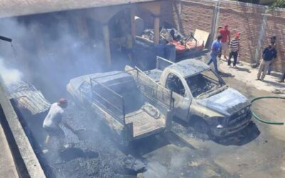 Se incendian oficinas provisionales del ayuntamiento municipal de Comitancillo