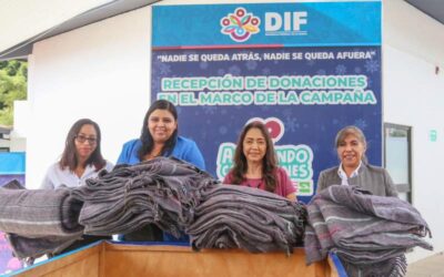 Se suma la Coordinación de Comunicación Social a la campaña Abrigando Corazones