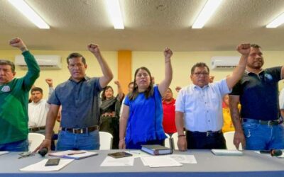 Sección 22 exige respeto y no intromisión en la vida sindical al director del IEEPO