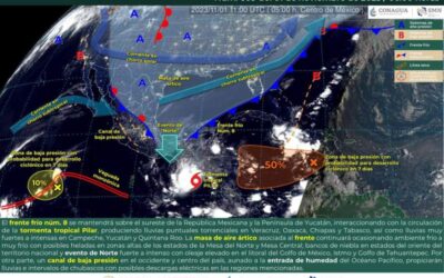 Continuarán las bajas temperaturas y lluvias moderadas en el estado