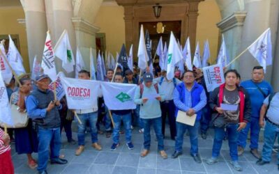 Protesta FORO en Palacio de Gobierno