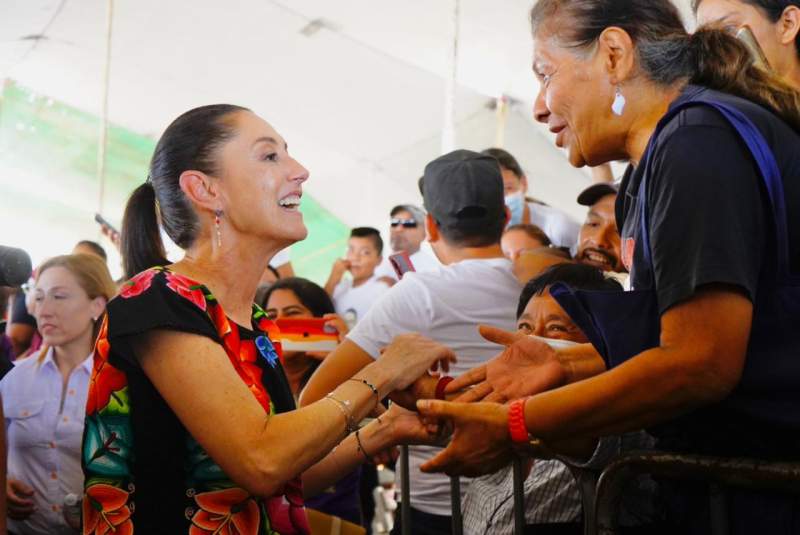 Claudia Sheinbaum termina el año con éxito: Durante su precampaña en 2023 se reunió con más de 400 mil militantes y simpatizantes