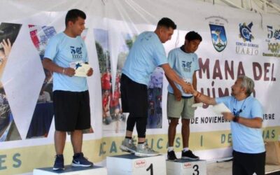Con carrera atlética comunidad química de la UABJO celebra su día