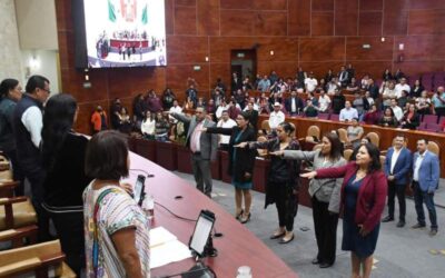 Designa Congreso de Oaxaca a cuatro magistradas y un magistrado para el Tribunal Superior de Justicia