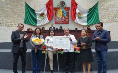 Reconoce Congreso a paraciclista oaxaqueña