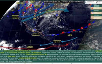 Se prevé disminución de temperatura por la tarde y rachas de viento en distintas regiones del estado: Protección Civil