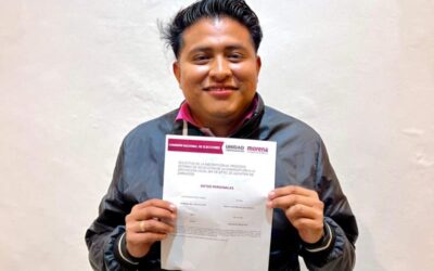 Se registra el periodista Aldair Martínez como aspirante a la Diputación local del Distrito 20 de Morena