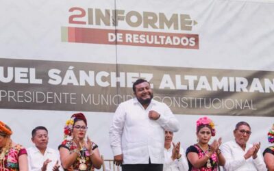 Transformación continuará desde la izquierda, porque Juchitán se lo merece», afirma Miguel Sánchez Altamirano en segundo informe.