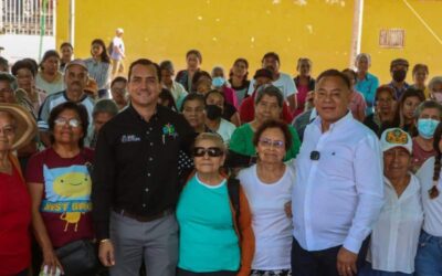 Entrega Chente Castellanos, por cuarta ocasión, beneficios alimentarios a más de 150 adultos mayores y personas con discapacidad.