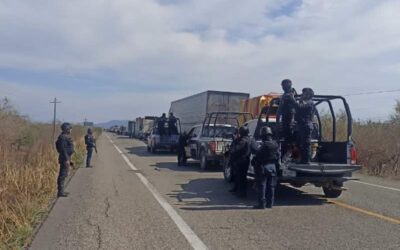 Libera Sego bloqueo en  paraje Huamol
