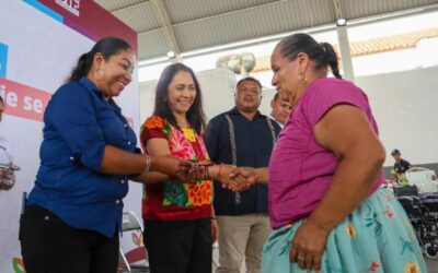 Llegan sin intermediarios los apoyos del DIF a habitantes de municipios del Istmo