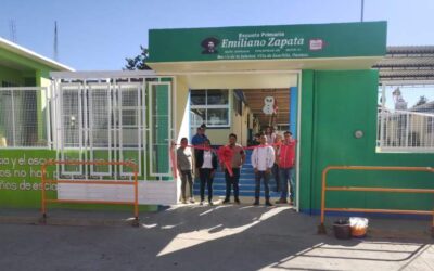 Mejoramos accesos de escuelas primarias en Zaachila: Dr. Carlos Rigoberto Chacón