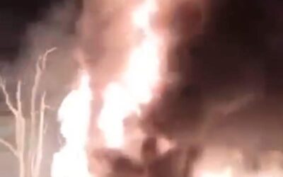 Pipa se incendia en tramo del Istmo; no se reportan víctimas