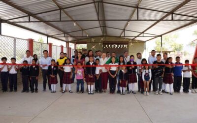 Se inauguran más obras en Zaachila en beneficio de la comunidad escolar y vecinos