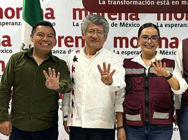 se-reune-lider-de-morena-con-punteros-en-oaxaca-de-juarez-liz-arroyo-y-neri