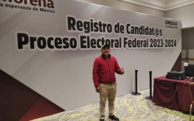 Antonino Morales se registra ante CEN de Morena como aspirante al Senado de la República por Oaxaca