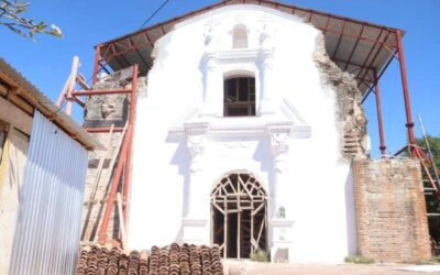 Culminarán en cuatro meses la reconstrucción del templo de San Vicente Ferrer en el Istmo