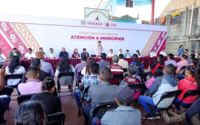 Refrenda Gobierno de Oaxaca compromiso para resarcir el rezago en San Agustín Loxicha