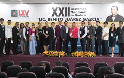 Certamen nacional de oratoria reúne a oradores de 10 estados del país en el Congreso de Oaxaca