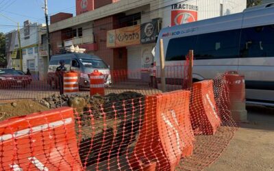 Cierran carril de Calzada Madero por obras