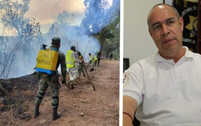 Desmienten desaparición de persona en incendio de Asunción Mixtepec