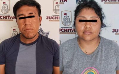 Detienen a pareja de extorsionadores en Juchitán