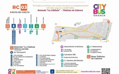 Inicia nueva ruta del CityBus, cubrirá de Tlalixtac a la rotonda de La Libélula en la capital oaxaqueña