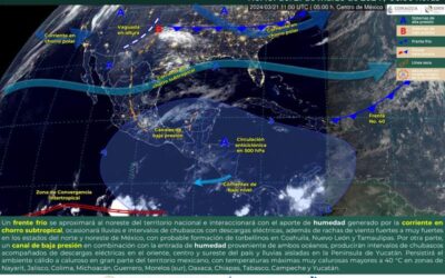Lluvias y chubascos se prevé este jueves para Oaxaca: Protección Civil