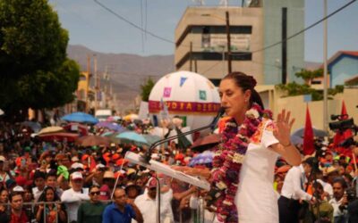 No vamos a dejar solo a Oaxaca, vamos a poner nuestro corazón y nuestro empeño: Claudia Sheimbaum desde Tlacolula de Matamoros