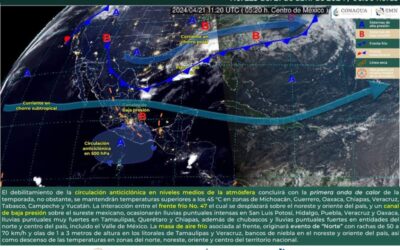 Aumenta la probabilidad de lluvias para Oaxaca este domingo