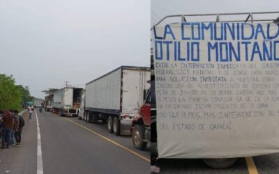 Con bloqueo en Las Malvinas, exigen energía eléctrica en comunidad de Matías Romero