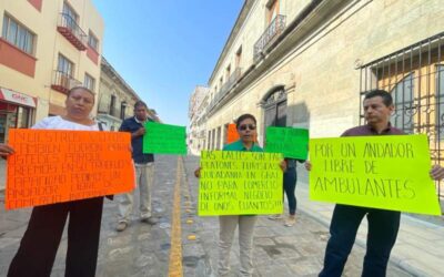 Demandan impedir instalación de ambulantes en la calle Bustamante