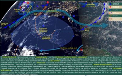 Domingo con cielo despejado, temperaturas máximas y rachas de viento: Protección Civil