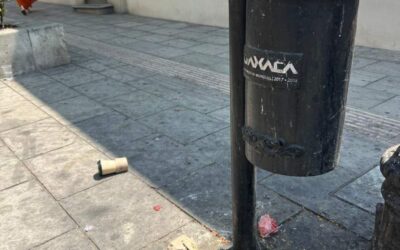 En Oaxaca de Juárez sigue presente la problemática de basura