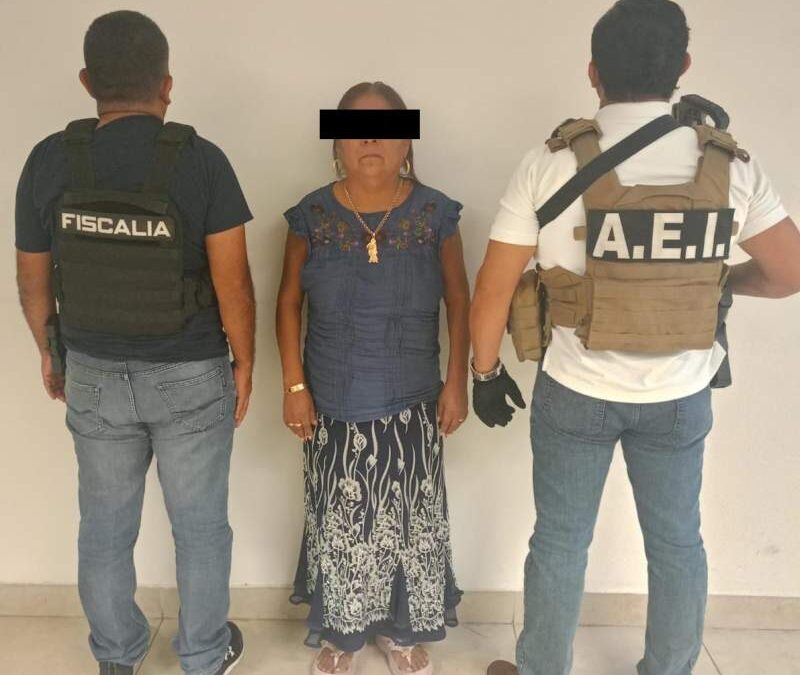 En operativo, aprehenden a A.S.T., alias “Na Shio Terán”, considerada objetivo prioritario en el Istmo de Tehuantepec