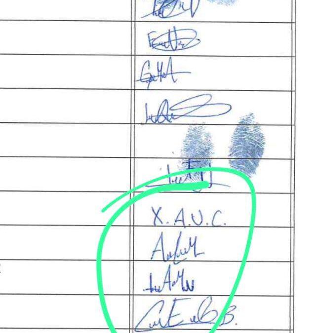 Por falsificación de firmas y documentos, denuncian a Plácido Martínez Soler