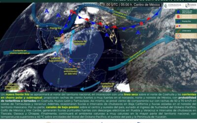 Se espera probabilidad de lluvias en zonas montañosas de Oaxaca